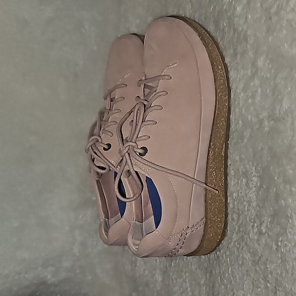 BIRKENSTOCK Honnef Women Low soft  Pink Sueded Leather Size 7.5 - Picture 5 of 12